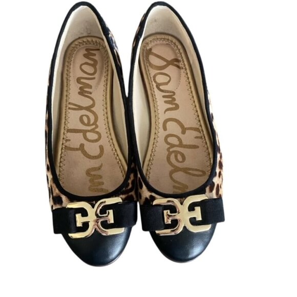 Sam Edelman Mage Leopard Ballet Flats 5 - Picture 3 of 7